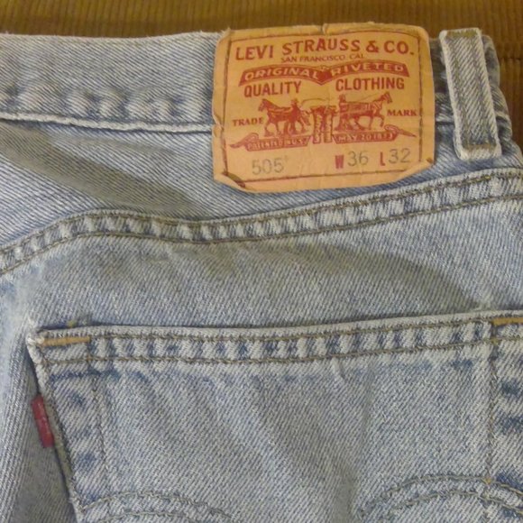 Levi's Regular Fit 505's - Picture 4 of 4